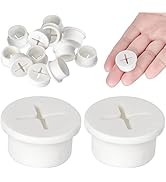 AccEncyc 12 Pcs Cable Cord Grommet Silicone Cable Grommet 3/4" Wire Hole Cover Cable Management W...