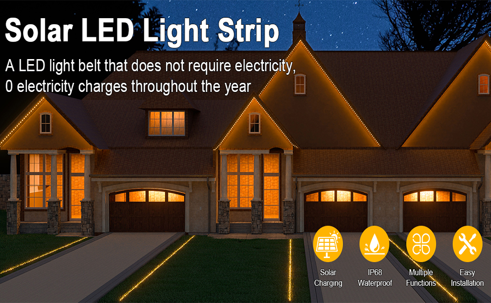 Solar led strip