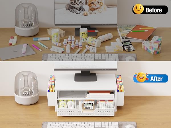 monitor stand for desk organizers and accessories computer stand riser office organization desktop 