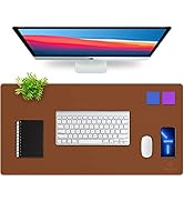 K KNODEL Desk Mat, Blotter, Dual-Sided Office Desk Pad, Waterproof Desk Mat for Desktop, Desk Blo...