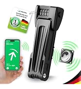 RBRL Bike Lock 2.95ft, 4 Digit Combination Bicycle Chain Lock with Holder for Apple AirTag, Heavy...