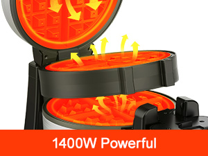 1400W Quadruple-Sided Heating