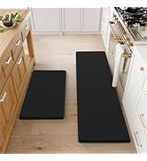 Artnice Kitchen Mats Anti Fatigue 2 Pieces 0.4inch, Stylish Kitchen Mats for Floor, Memory Foam C...