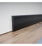 Art3d Wall Baseboard Molding Trim 8-Pack of 56 x 2.6 in., High Impact Polystyrene Skirting Board ...