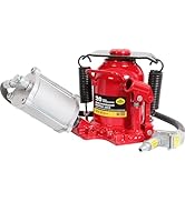 BIG RED TQ20006D-1 Torin Welded Low Profile Pneumatic Hydraulic Car Bottle Jack: Aluminum Alloy P...
