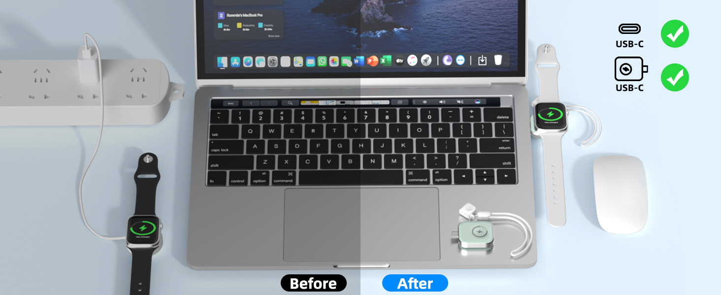 for apple watch charger fast charging usb c