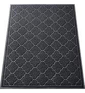 LuxStep Door Mat Large 36X47 Inch Indoor Outdoor Doormat, Non-Slip Low-Profile Design Floor Mat, ...