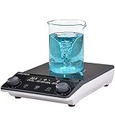 LACHOI LCD Digital Magnetic Stirrer 5.9 inch Magnetic Stir Plate with stir bar 100-2000RPM Max St...