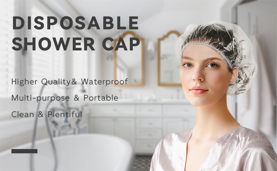 Disposable shower cap