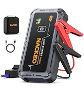 Car Jump Starter, Jump Starter Battery Pack for Up to 9.0L Gas and 7.0L Diesel Engines, 12V Porta...