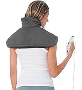 Pure Enrichment PureRelief Neck & Shoulder Heating Pad - 4 Heat Settings, Auto Shut-Off, Universa...