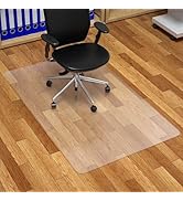 FuturHydro Chair Mat for Hardwood Floor, 30" x 48" Clear Anti-Slip Computer Desk Chair Floor Mat,...