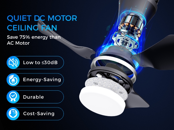 low profile modern ceiling fans with lights remote flush mount white black