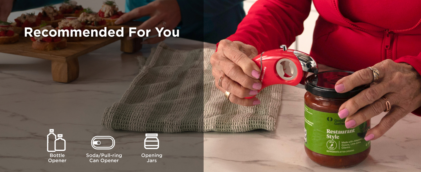 Kitchen Mama Epic One Multifunction Opener jar opener bottle openers for seniors jar lid opener