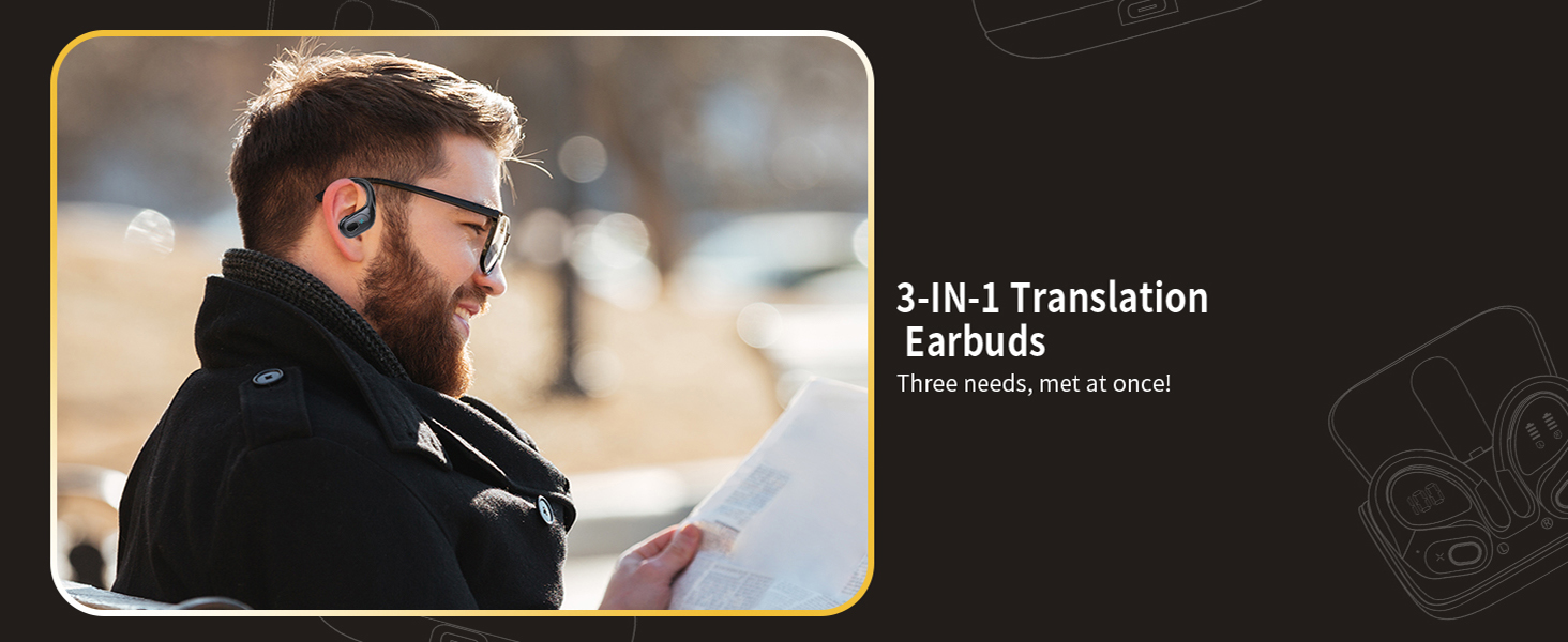 translating earbuds real time