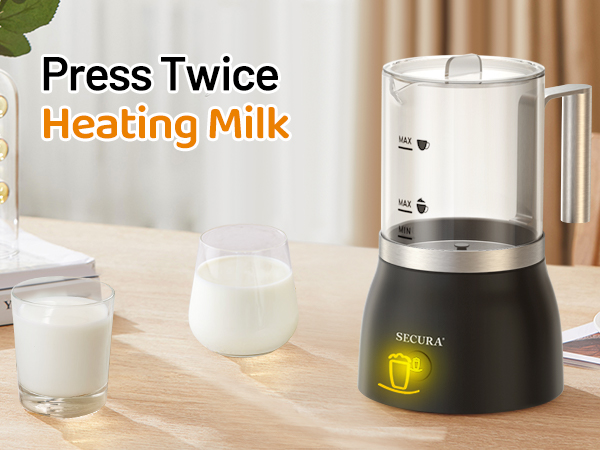 milk frother and steamer