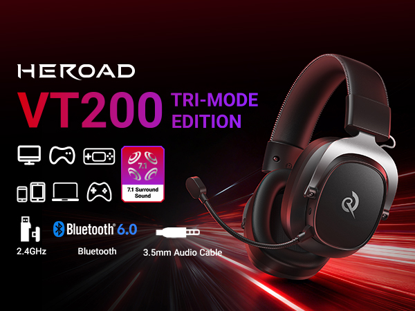 HEROAD VT200 gaming headset