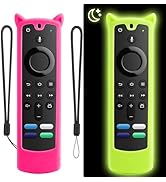 [2 Pack] Wevove Firestick Remote Cover Compatible with Alexa Voice Remote 4k/Lite (3rd Gen), Fire...