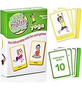 Covelico Yoga Cards for Kids - Calm Kids Exercise Equipment and Relaxing Exercise Cards, Play Yog...
