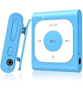 AGPTEK 64GB Clip MP3 Player with Bluetooth, A53PL Portable Music Player with FM Radio, Shuffle, N...
