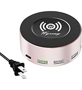 Wyssay 75W 6-Port USB Charger Desktop Charging Station(Type-C, Quick Charge 3.0 and 4 USB Ports) ...