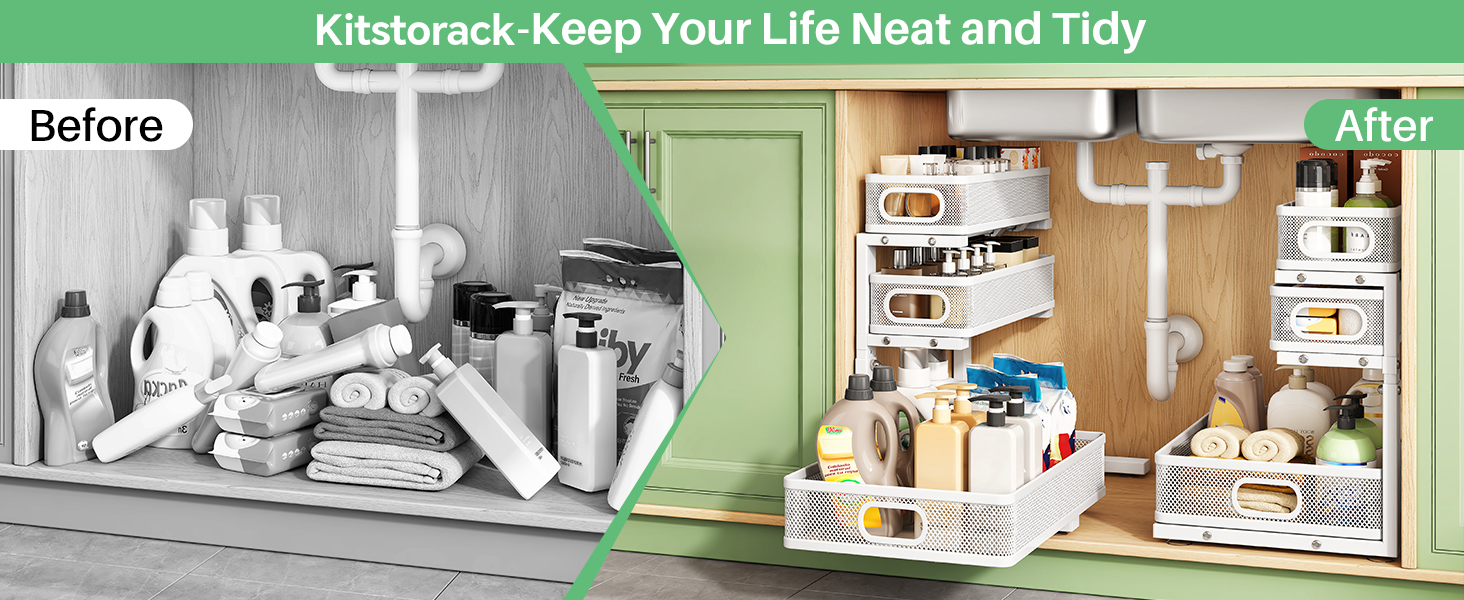 3-Tier Pull Out Under Sink Organizer