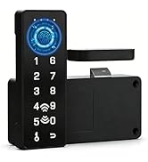 Smart Cabinet Lock with Fingerprint and Passcode RFID NFC Child Safety Lock with APP Perfect for ...