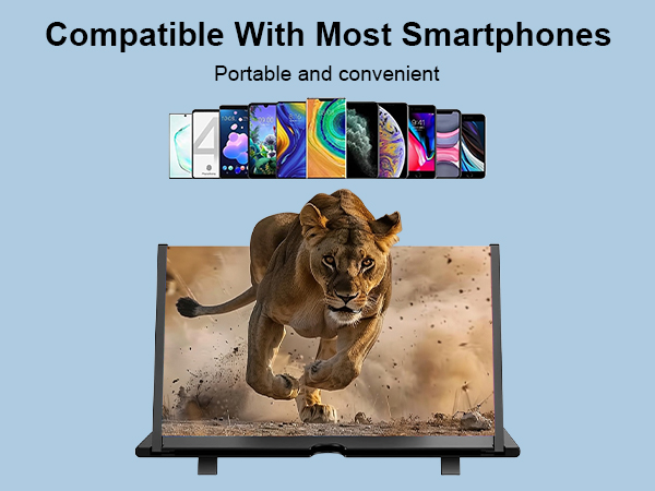 12 inch screen magnifier for cell phone