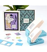 BAOFALI 2Pcs/Set Stamp Puncher 1.25x1.5inch &amp;1x0.8inch Rectangular Postage Stamp Punch |Stamp Hol...