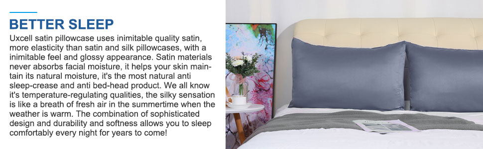 uxcell satin pillow cases