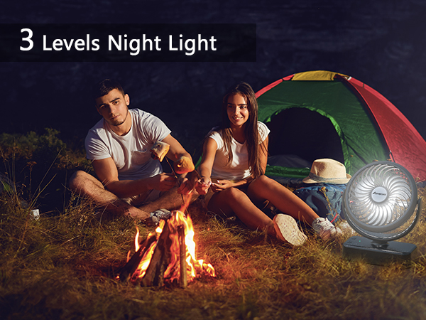 rechargeable fan for camping