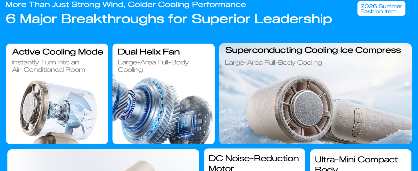 rechargeable fan portable