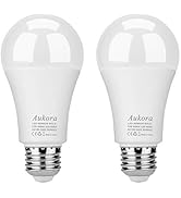 Aukora Dusk to Dawn Light Bulb, 12W (100-Watt Equivalent) Smart Sensor Light Bulbs Super Bright E...