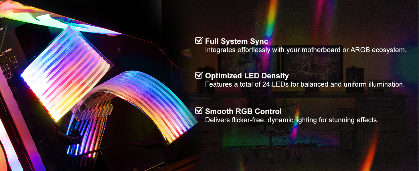 rgb 24 pin motherboard cable