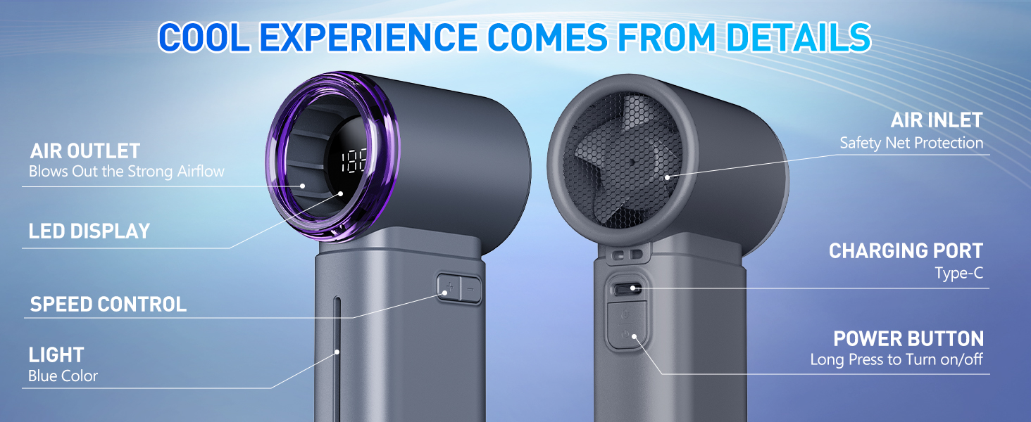 rechargeable fan portable