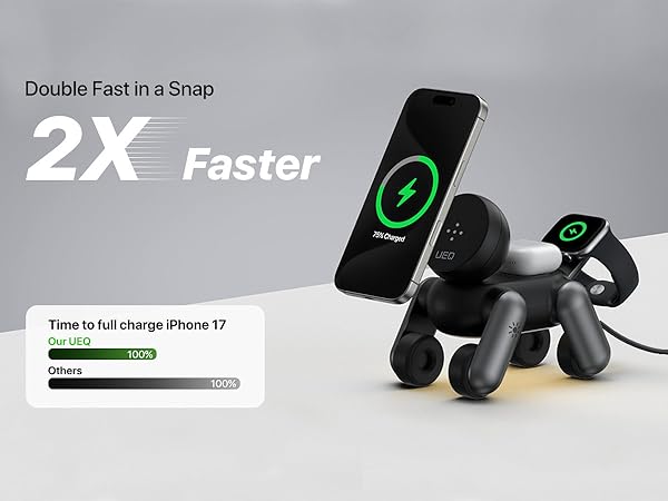 4 in 1 magnetic wireless charging station for apple devices