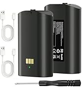 Lesaps 2-Pack HB-EM12 Replacement Battery for TACTACAM Defend 360 Cellular Security Camera