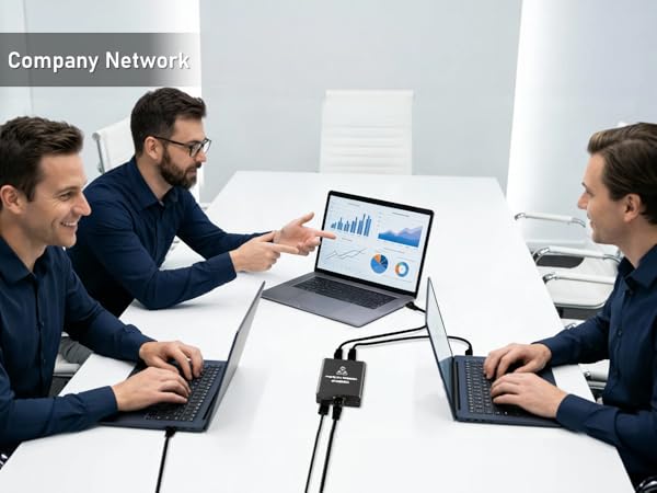 ethernet cable splitter 1 in 2 out