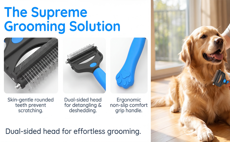 Deshedding Dog Brush