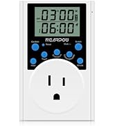 Timer Outlet, Nearpow Multifunctional Infinite Cycle Programmable Plug-in Digital Timer Switch wi...