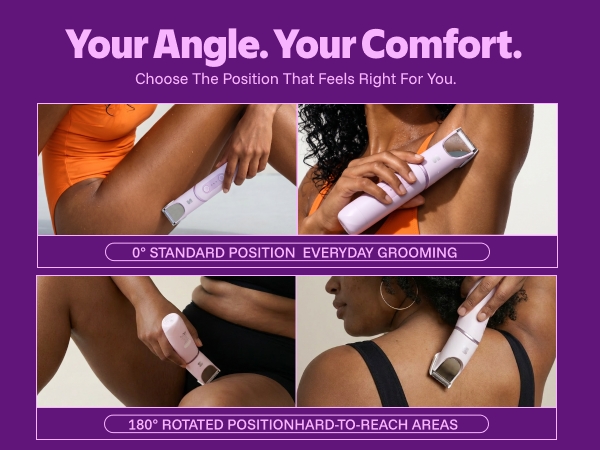bikini shaver for women-Your Angle Your Comfort