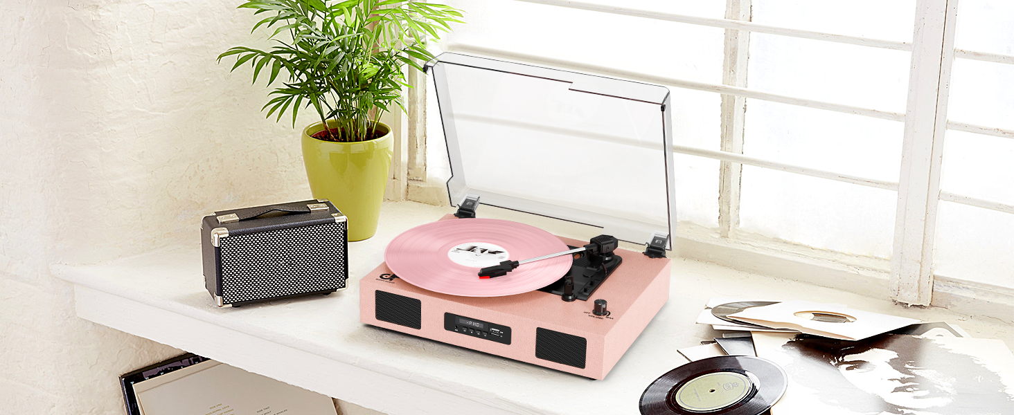 vintage record player