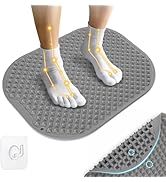 GEENOA Upgrade Silicone Foot Massager Mat with Dual-Side Usage, Large Reflexology Mat for Feet Re...