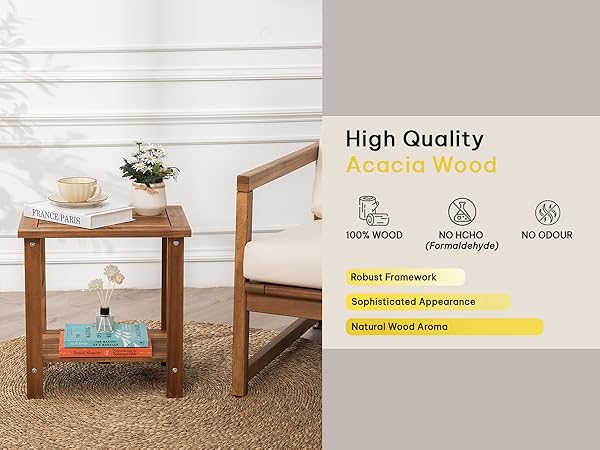 Wooden Side Table