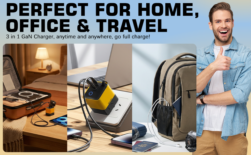 80w charger retractable cable