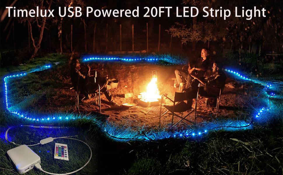 20ft USB led strip lights