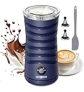 Milk Frother, Paris Rhône 4-in-1 Milk Steamer and Frother, Hot &amp; Cold Foam Milk Warmer with Tempe...