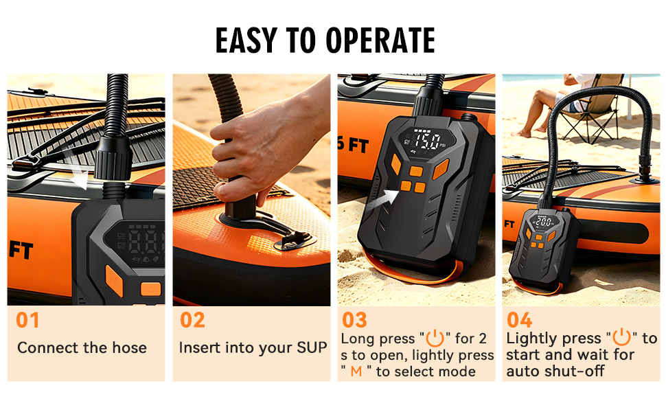 Portable Electric SUP Air Pump