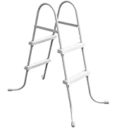 Above Ground Pool Ladder, Heavy Duty Luxury Pool Ladder, Corrosion Resistant Frame, Suitable for ...