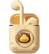 YLFASHION Wireless Earbuds Cartoon, Bluetooth 5.4, IPX4 Waterproof, Built-in Mic, Fit for Sport, ...